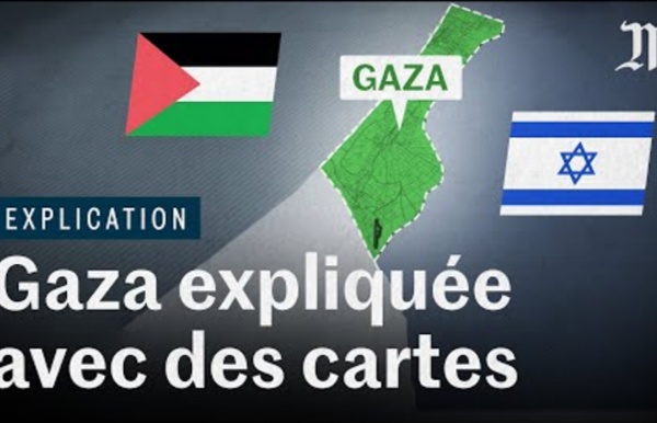 Comprendre la situation à Gaza en cartes