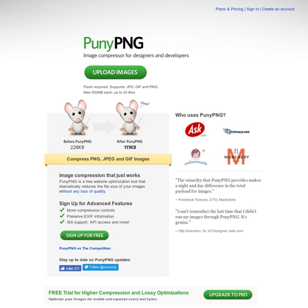 PunyPNG - PNG Compression and Image Optimization