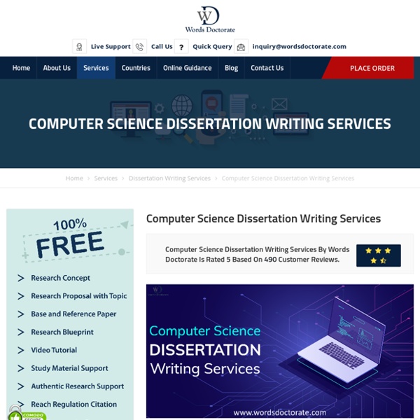 Computer Science Dissertation Writing Services