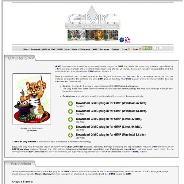 G'MIC - GREYC's Magic Image Converter