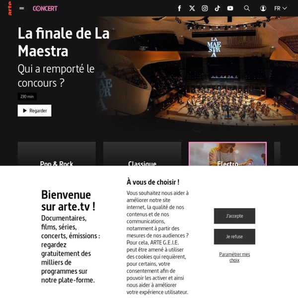 ARTE Concert - Plus de 600 concerts en accès libre