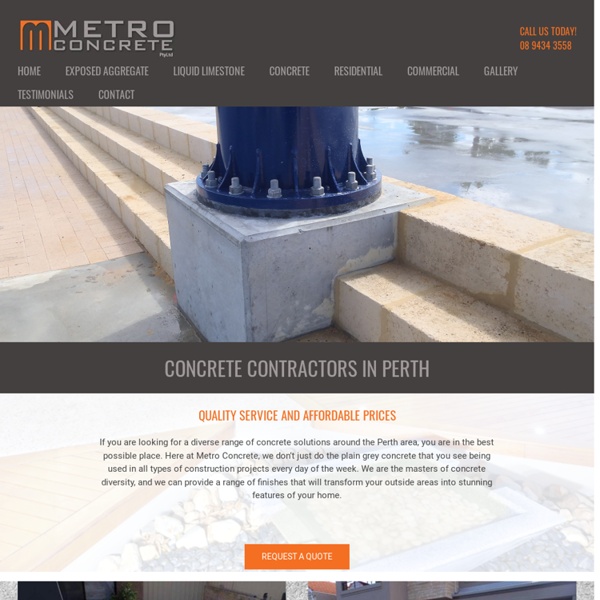 Concrete Contractors in & Around Perth