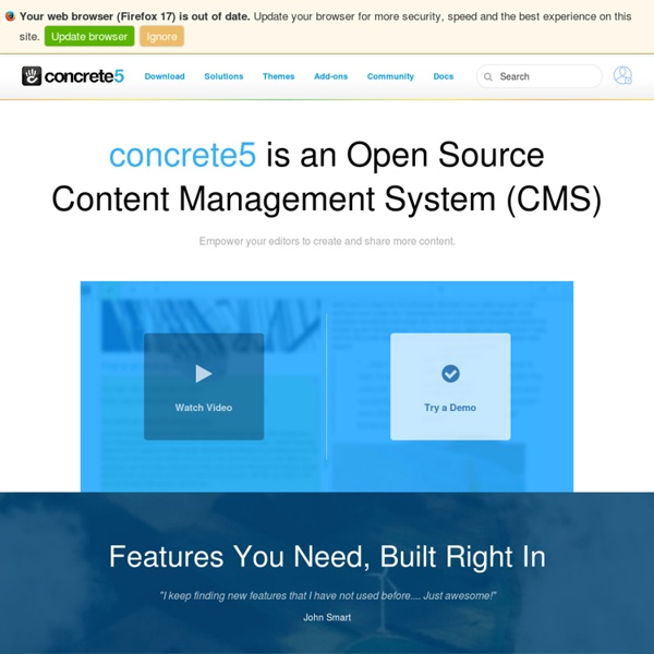 Open Source Content Management System