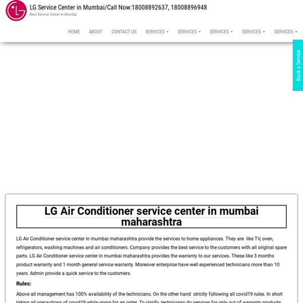 LG Air Conditioner service center in mumbai maharashtra