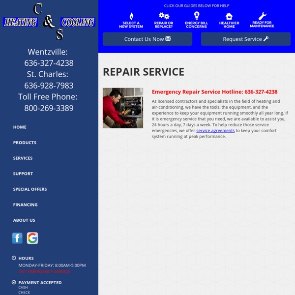 C & S Heating and Cooling, Air Conditioning & Furnace Repair Service - Wentzville, MO 63385