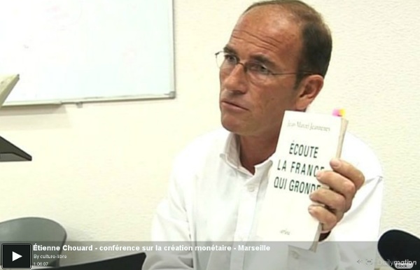 Etienne Chouard - conférence sur la création monétaire - Marseille - une vidéo Actu et Politique