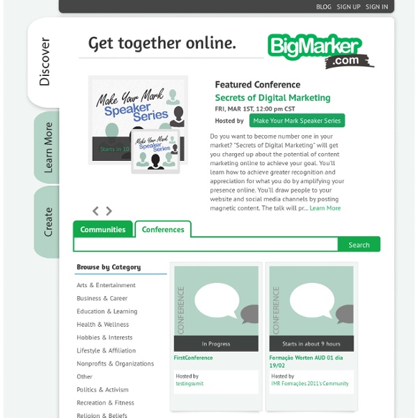 Join and Host Web Conferences and Webinars with Your Groups