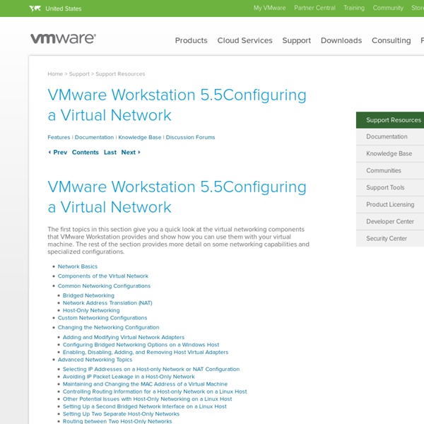 Configuring a Virtual Network