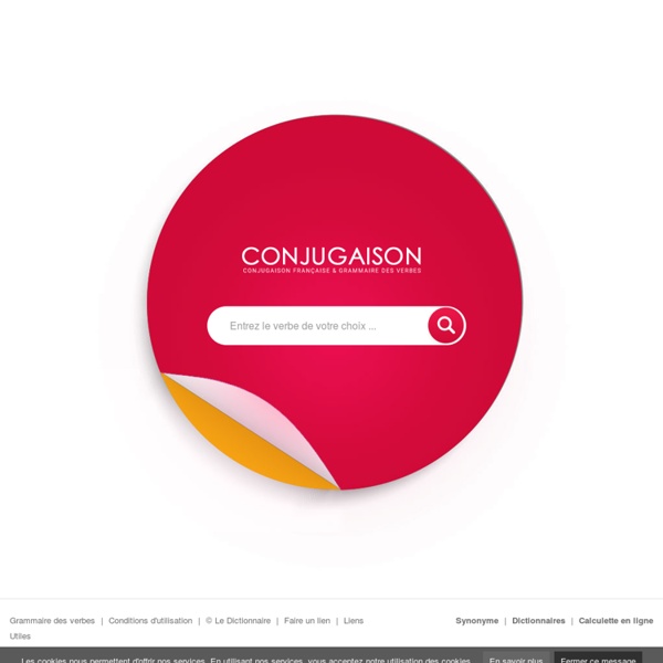 CONJUGAISON - Conjugaison & grammaire des verbes