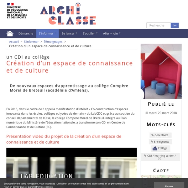 Création d’un espace de connaissance et de culture