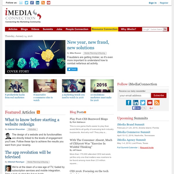 iMedia Connection: Interactive Marketing News, Features, Podcasts and Video