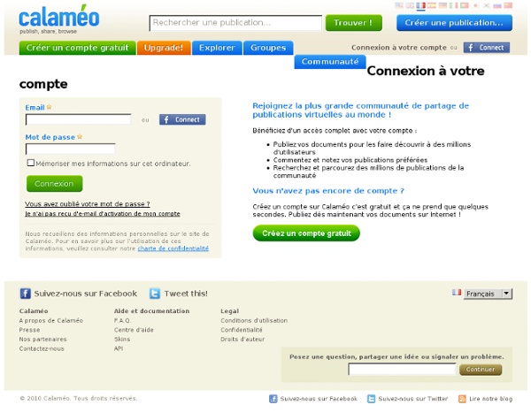 Calaméo - Publiez et partagez vos documents