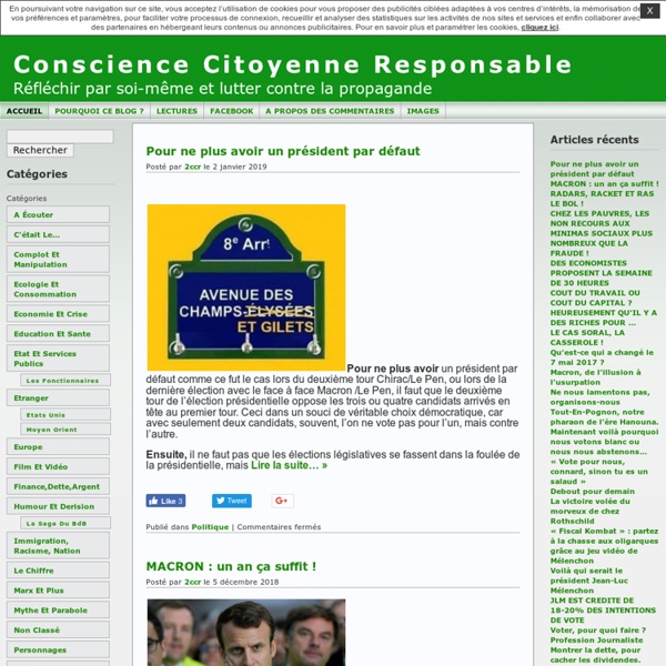 Conscience Citoyenne Responsable