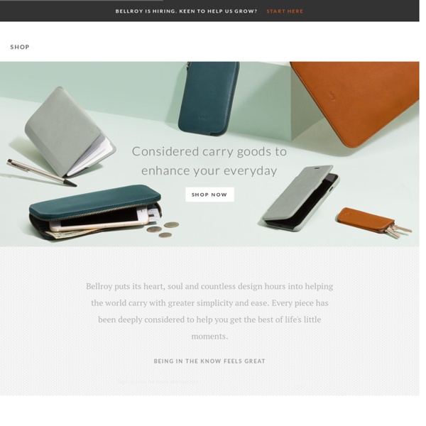 Slim Your Wallet - Slim Leather Wallets by Bellroy