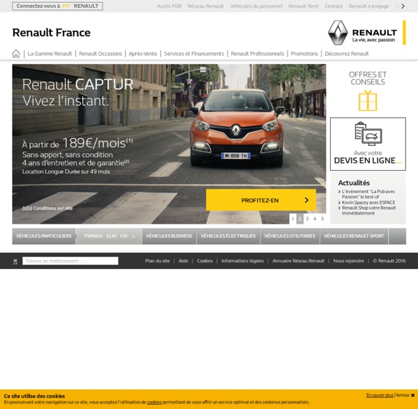 Renault FRANCE l Constructeur automobile