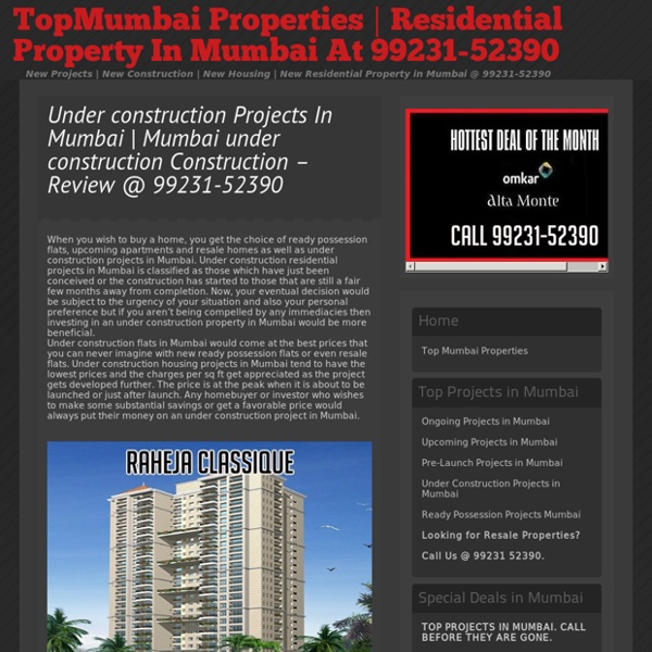 Mumbai under construction Construction – Review @ 99231-52390