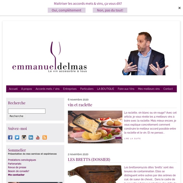 Emmanuel Delmas, Sommelier Consultant, Paris
