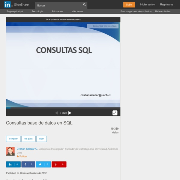 Consultas base de datos en SQL