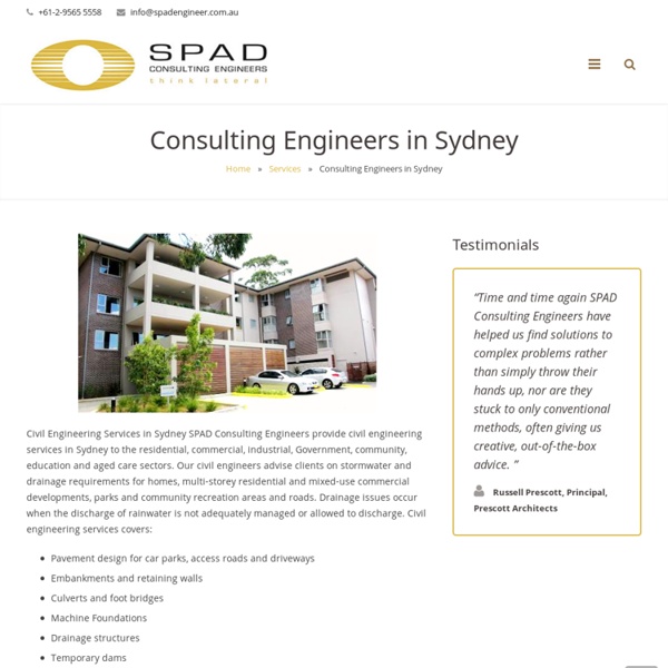 Consulting Engineers Services in Sydney