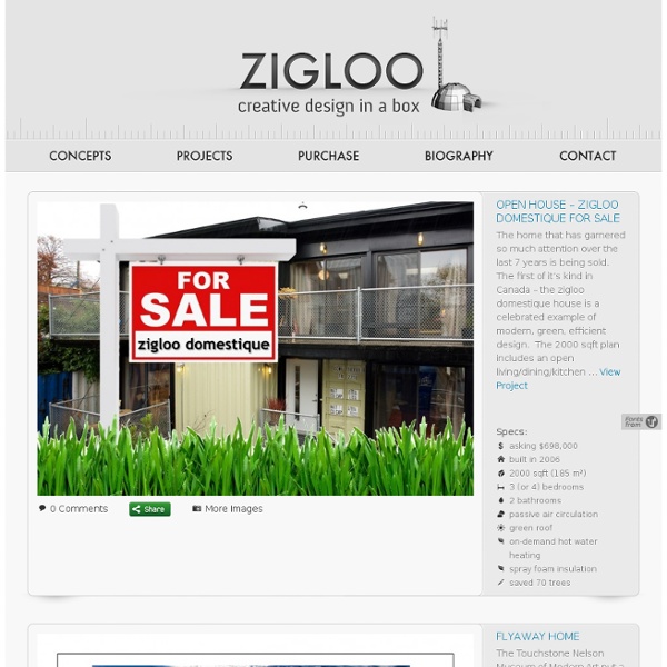 Zigloo Custom Container Home Design