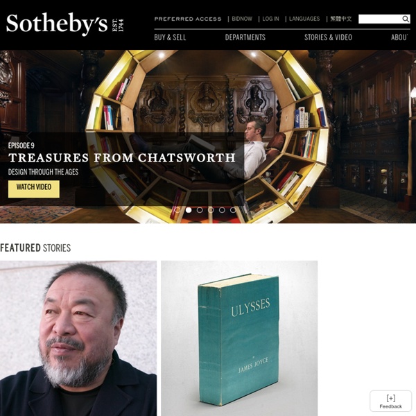 Sotheby's: Art Auction House, Private Sales and Art-Related Fina