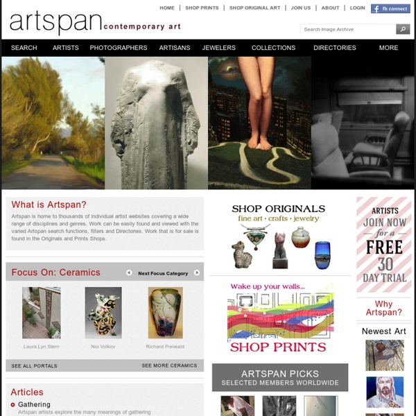 Find Contemporary Art & Original Art in online artist galleries at Artspan