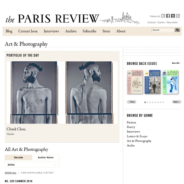 Contemporary Artists, Photography, Photos, Essays - Paris Review