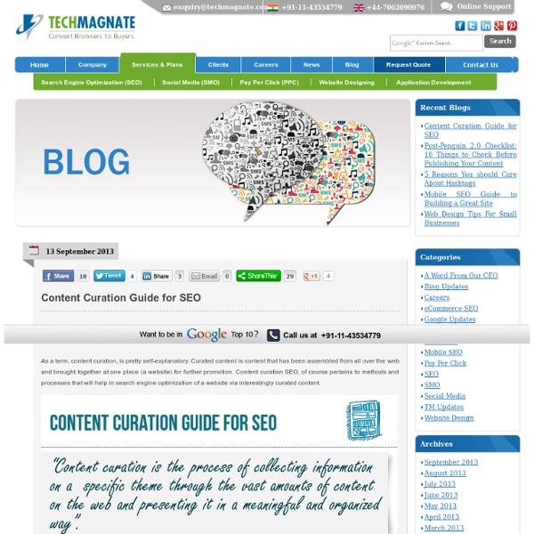 Content Curation Guide for SEO