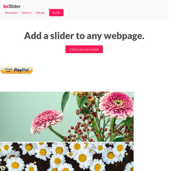 jQuery content slider carousel image slideshow