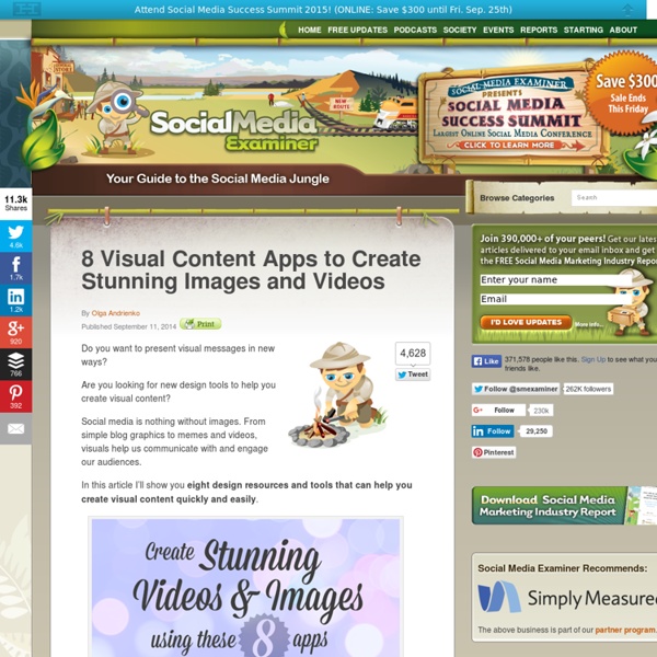 8 Visual Content Apps to Create Stunning Images and Videos