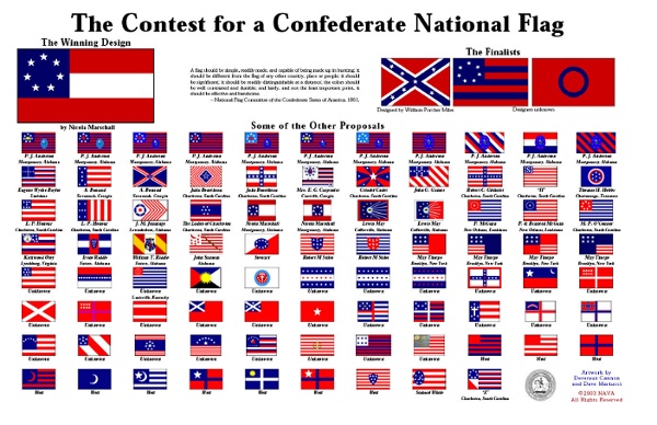 Contest for a Confederate National Flag - Chart