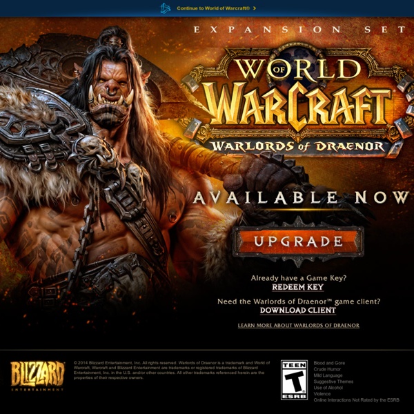 World of Warcraft Community Site
