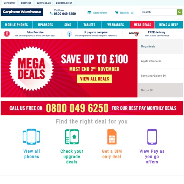 Best Mobile Phone Deals & SIMs