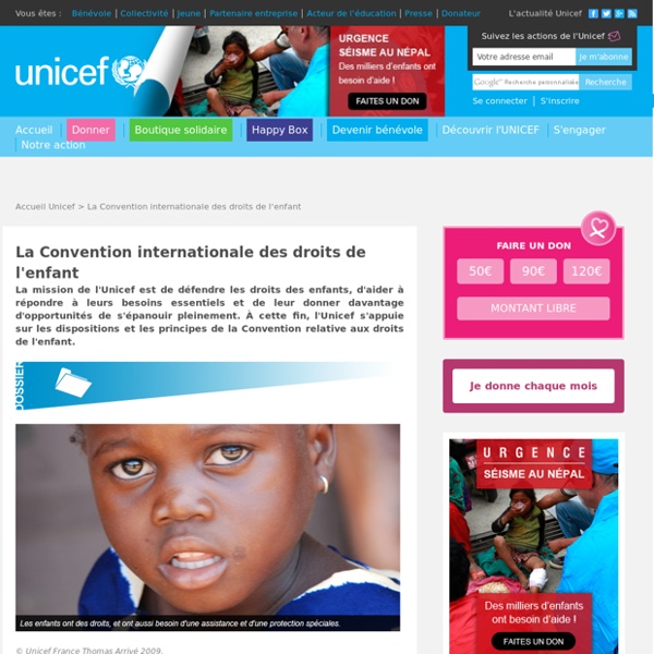La Convention internationale des droits de l'enfant