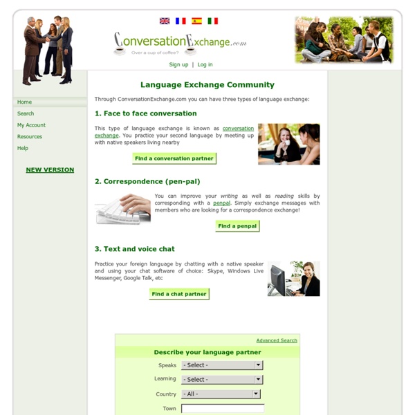 Conversation Exchange - Language learning with native speakers