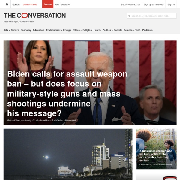 The Conversation: In-depth analysis, research, news and ideas from leading ac...