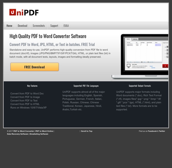 FREE PDF to Word Converter Software to Convert PDF to Word Doc