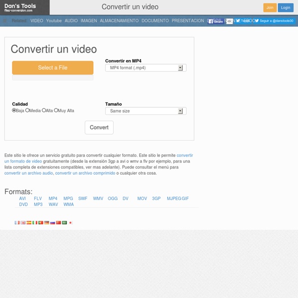 →Convertir un formato, una extensión video flv, iphone, avi...