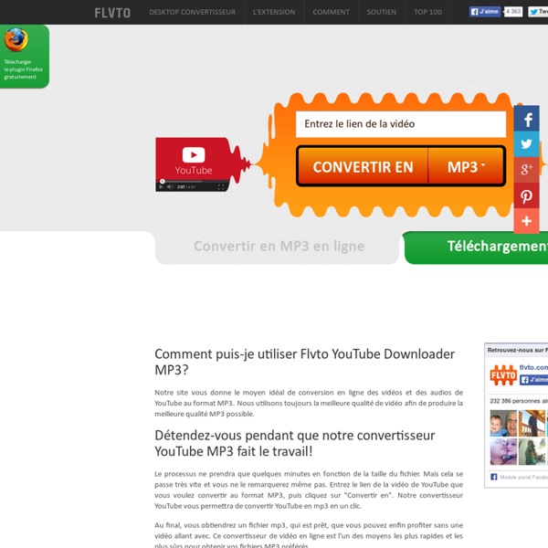 CONVERTISSEUR YOUTUBE EN MP3 – CONVERTIR DES VIDÉOS DE YOUTUBE EN MP3