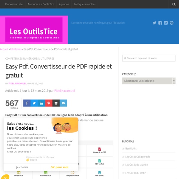 Easy Pdf. Convertisseur de PDF rapide et gratuit