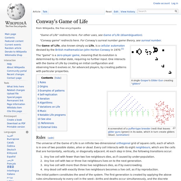 Conway's Game of Life