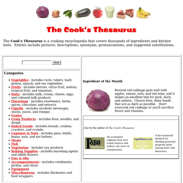 The Cook's Thesaurus