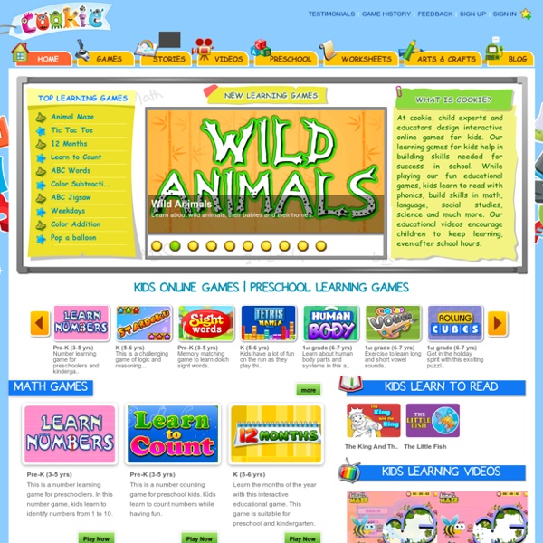 Kids Online Games for Elementary School