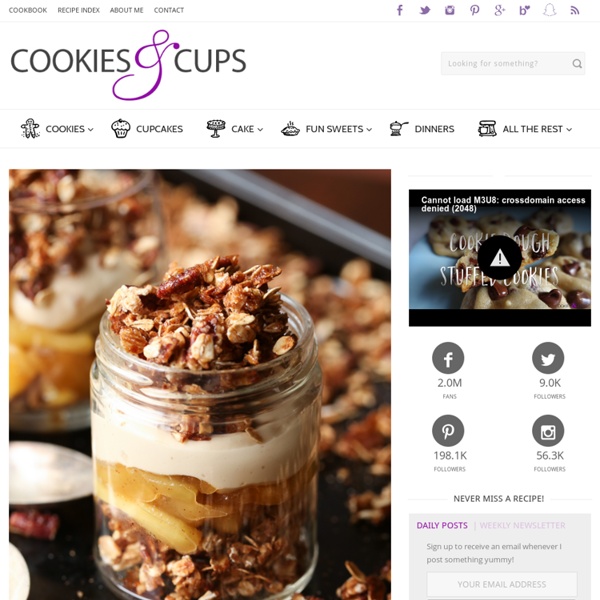 Cookies and Cups ~ Brownies, Cupcakes and Cookies by the Handful