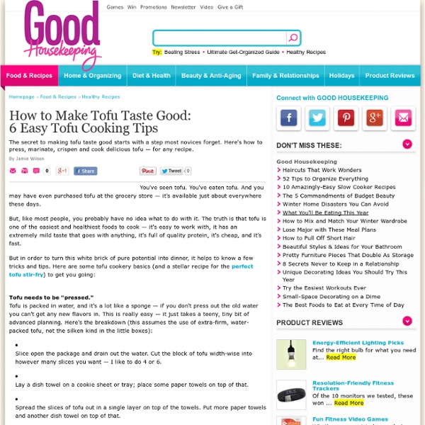 Easy Tofu Cooking Tips - How to Press and Cook Tofu - The Daily Green