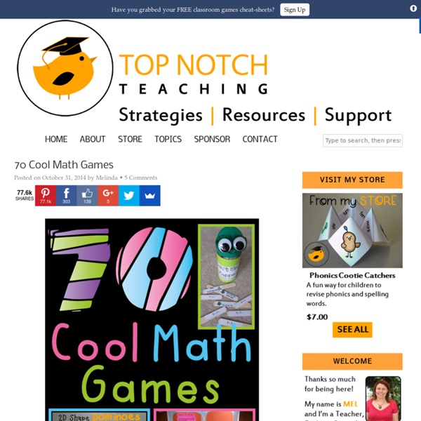 70 Cool Math Games