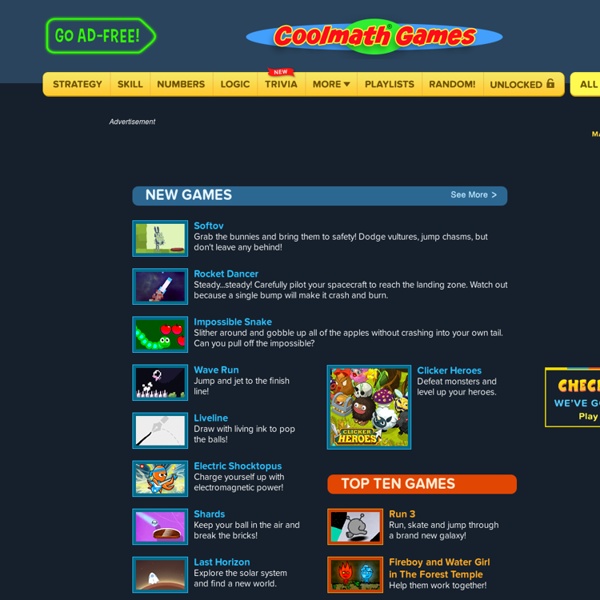 Jogos educativos - Jogue online na Coolmath Games