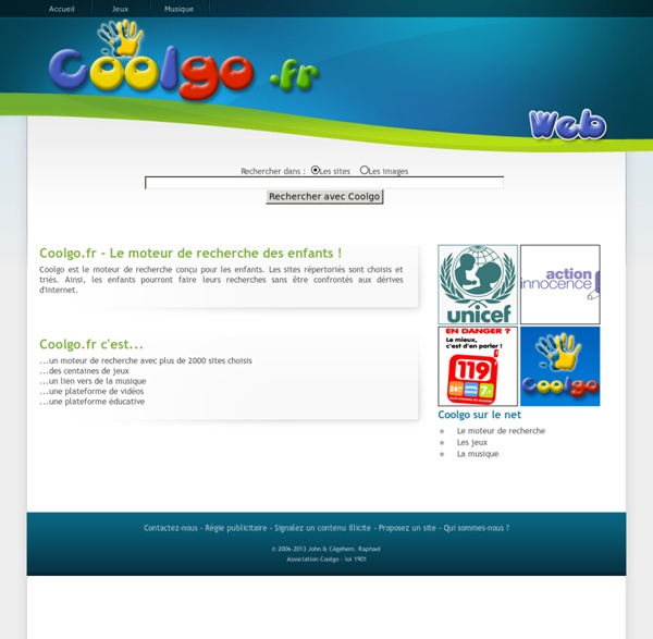 Coolgo.fr - Le moteur de recherche des enfants !