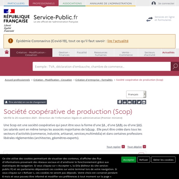 Société coopérative de production (Scop)