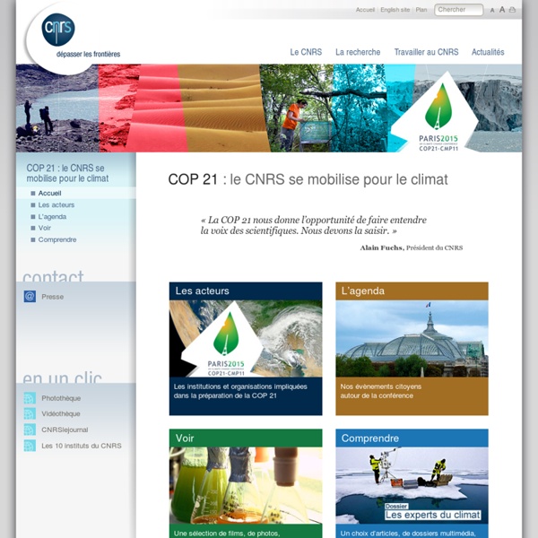 COP 21 : les acteurs, l'agenda, voir, comprendre
